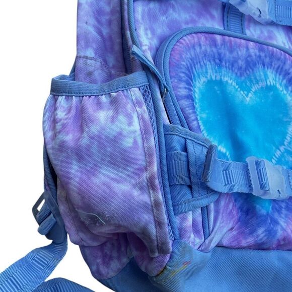 Pottery Barn Kids Mackenzie Lavender Heart Tie-Dye Large Backpack - Picture 3 of 6